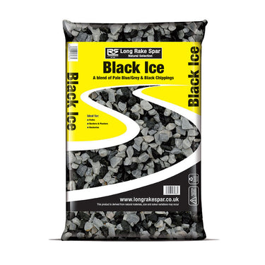 Longrake 20mm Black Ice Chippings Handy Bag 20kg