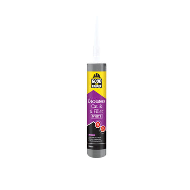 Good and Proper Decorators Caulk and Filler 300ml - White